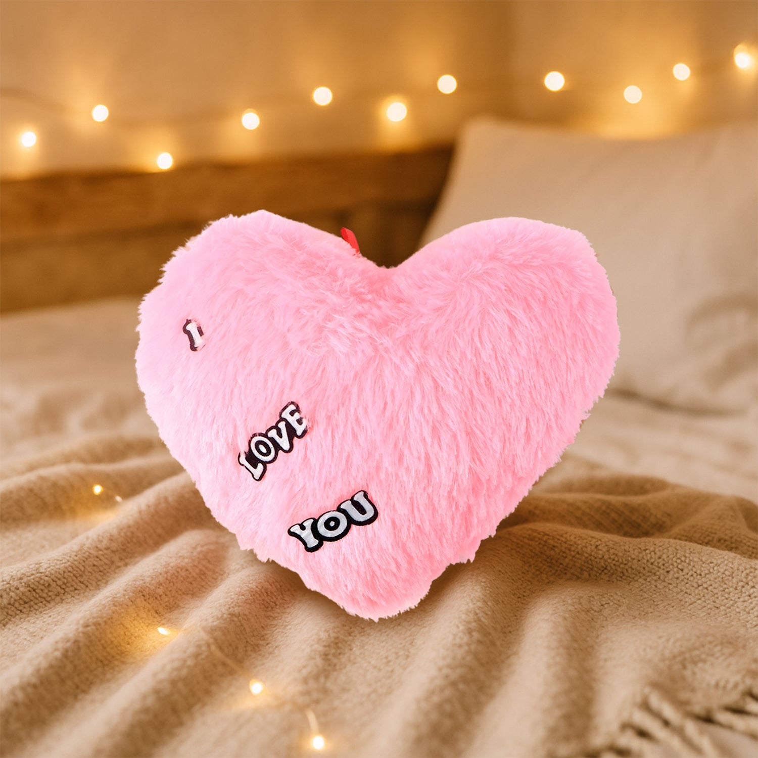 Soft Plush Heart Shape Cushion with  Soft Plush Heart Shape Cushion with